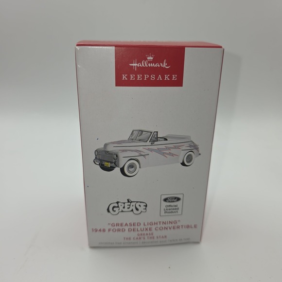 Hallmark Keepsake Other - Hallmark Keepsake Grease Greased Lightning 1948 Ford Deluxe Ornament Die-Cast